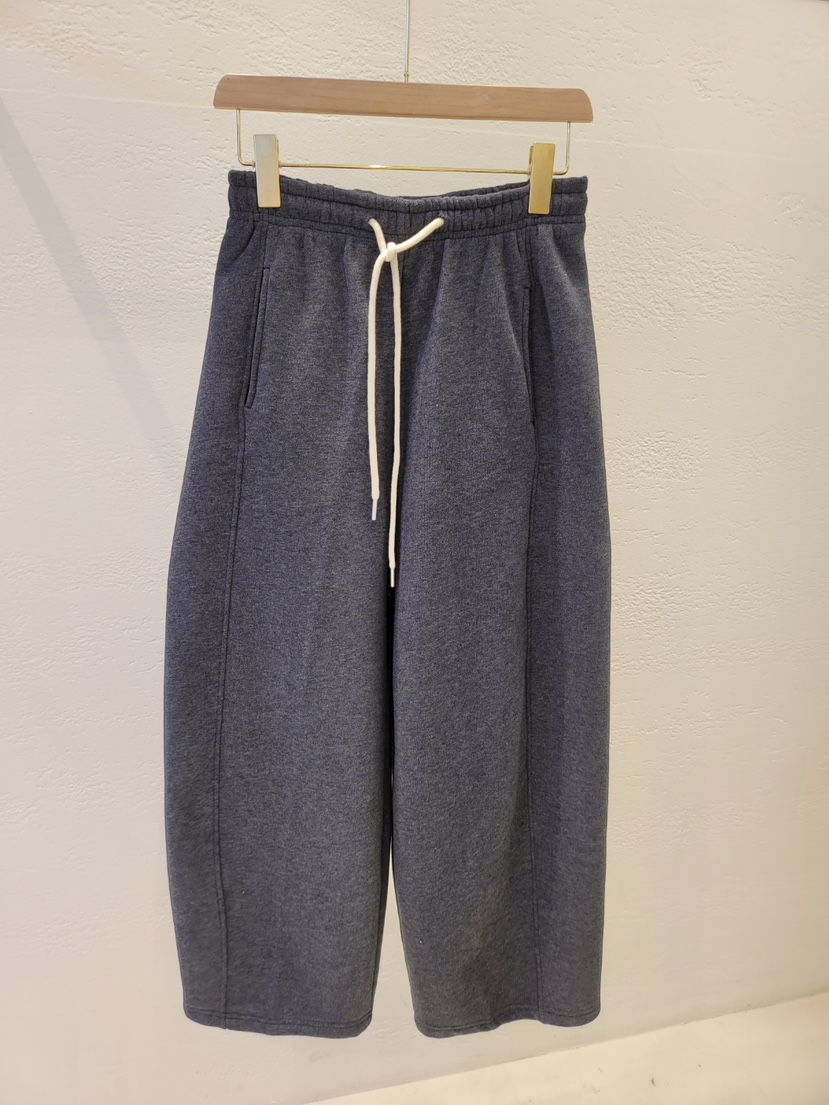 THE OTHER韓國直郵㊣女裝新品真品25秋冬休閑褲羊毛衫加絨THE OTHER休閑褲圖色2