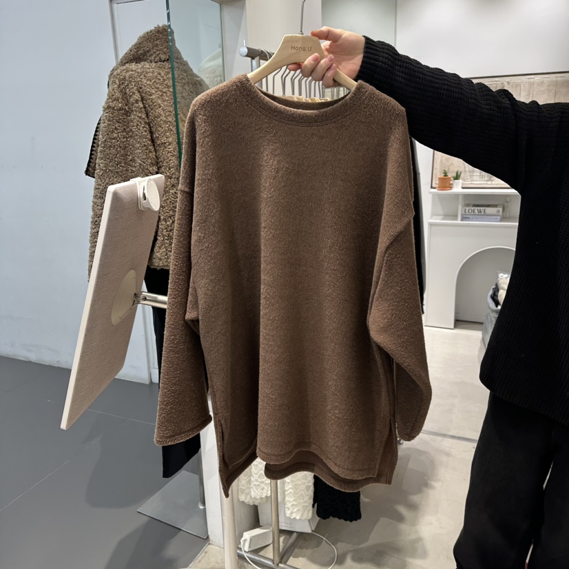 HONG.U東大門㊣實拍女士新品時尚推薦人氣熱賣真品長袖T恤HONG.U長袖T恤圖色5