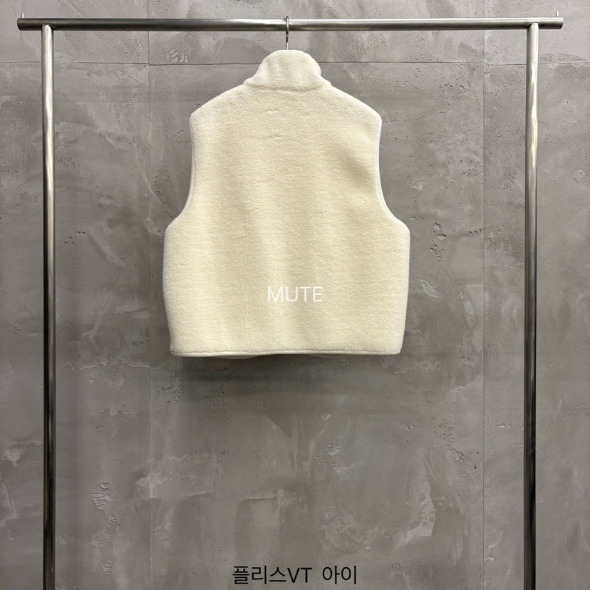 MUTE-P韓國直郵㊣女士新品推薦時尚休閑25秋冬職業馬甲羊毛MUTE馬甲