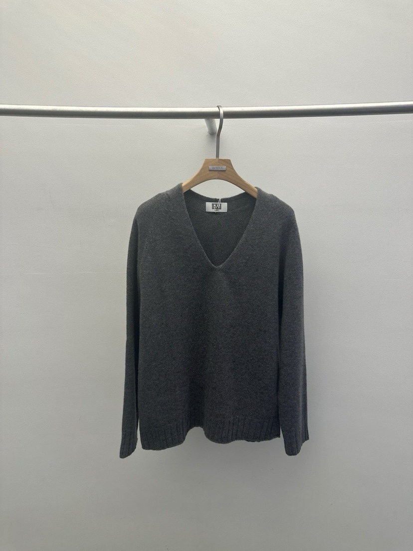 WIDA-P東大門㊣實拍女士新款25秋冬休閑職業熱賣真品針織衫WIDA/RENEJ針織衫圖色3灰色