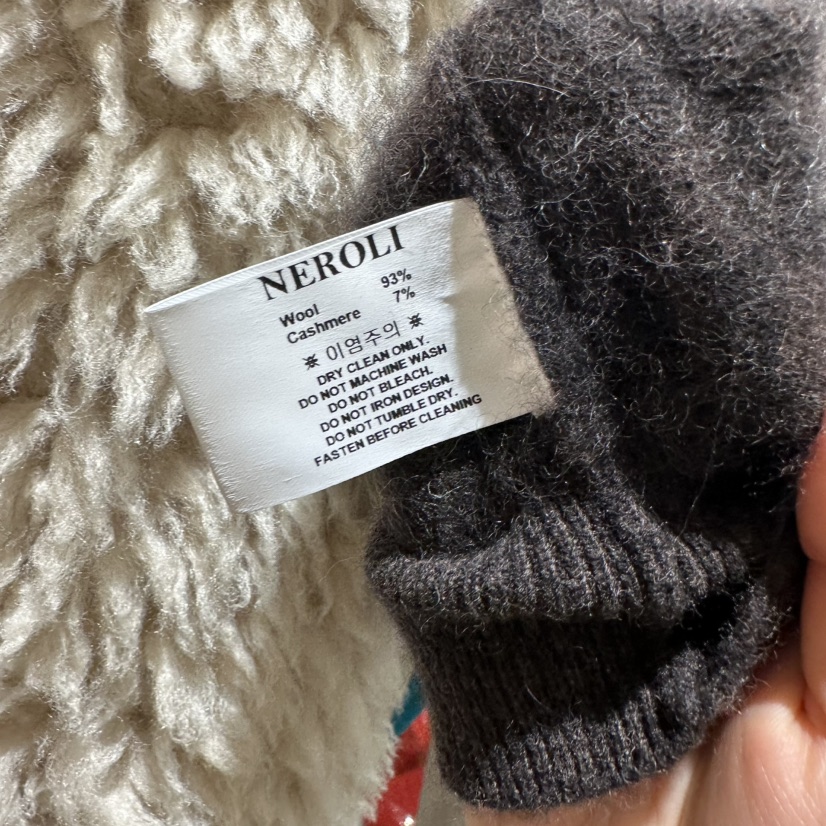 NEROLI 36韓國代購㊣女士新品真品25秋冬針織衫含脖帶套裝NEROLI 36針織衫