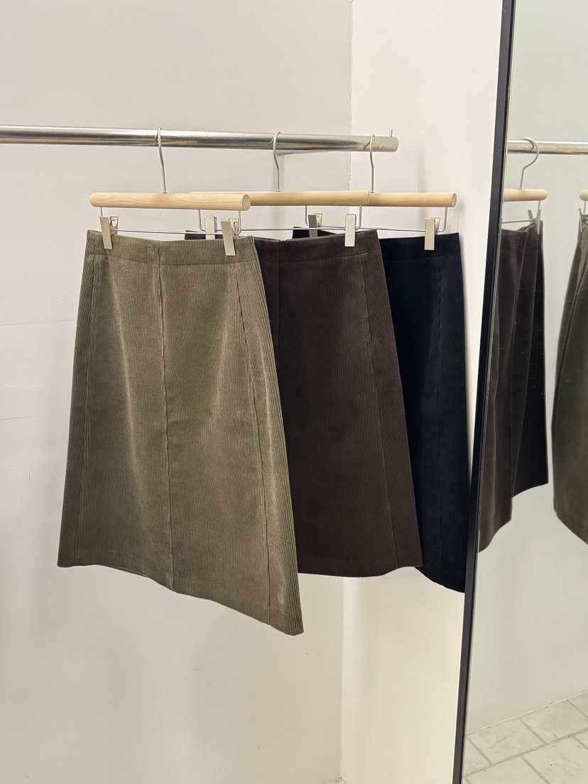 REGULARLY/PLACOR東大門㊣代購女士新款推薦半身裙中短裙燈芯絨REGULARLY/PLACOR半身裙/中短裙