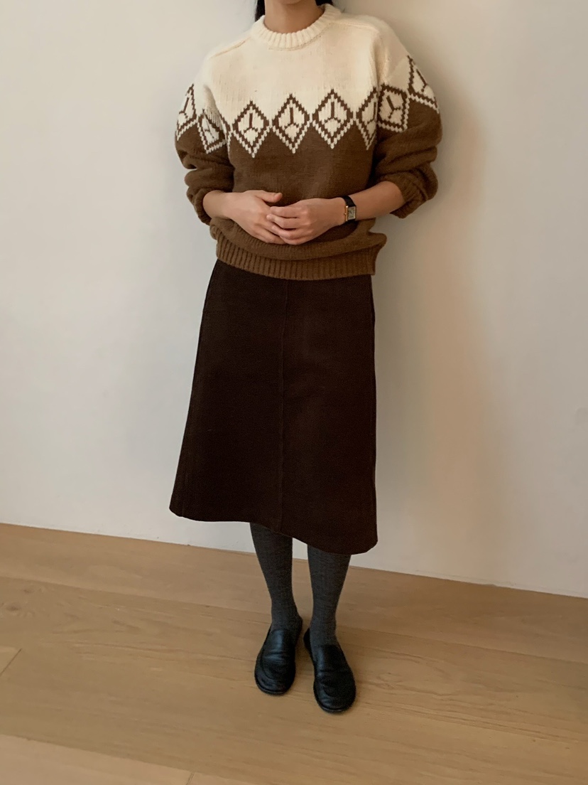 REGULARLY/PLACOR東大門㊣代購女士新款推薦半身裙中短裙燈芯絨REGULARLY/PLACOR半身裙/中短裙