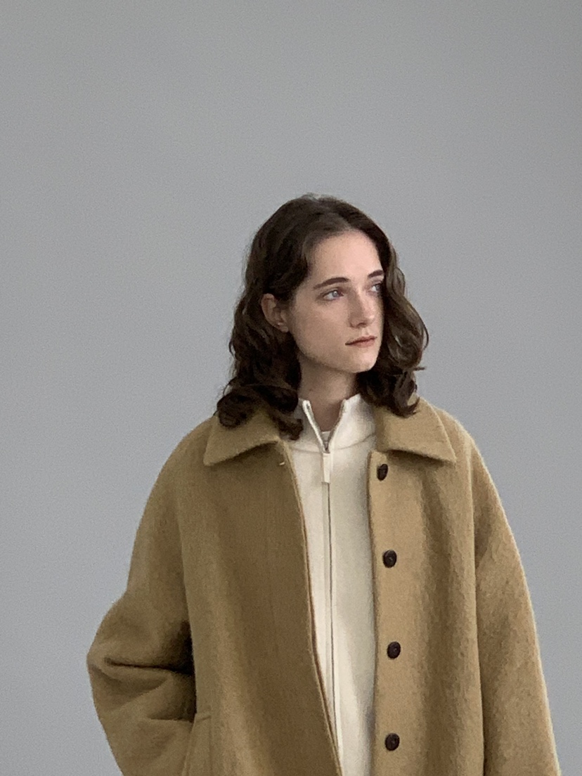 REGULARLY/PLACOR韓國代購㊣女士新款熱賣職業中長款大衣羊駝REGULARLY/PLACOR中長款大衣