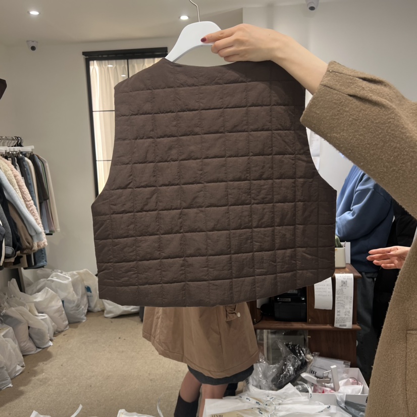 VENIR-a東大門㊣直郵女士新款職業時尚休閑真品人氣馬甲絎縫VENIR-a馬甲