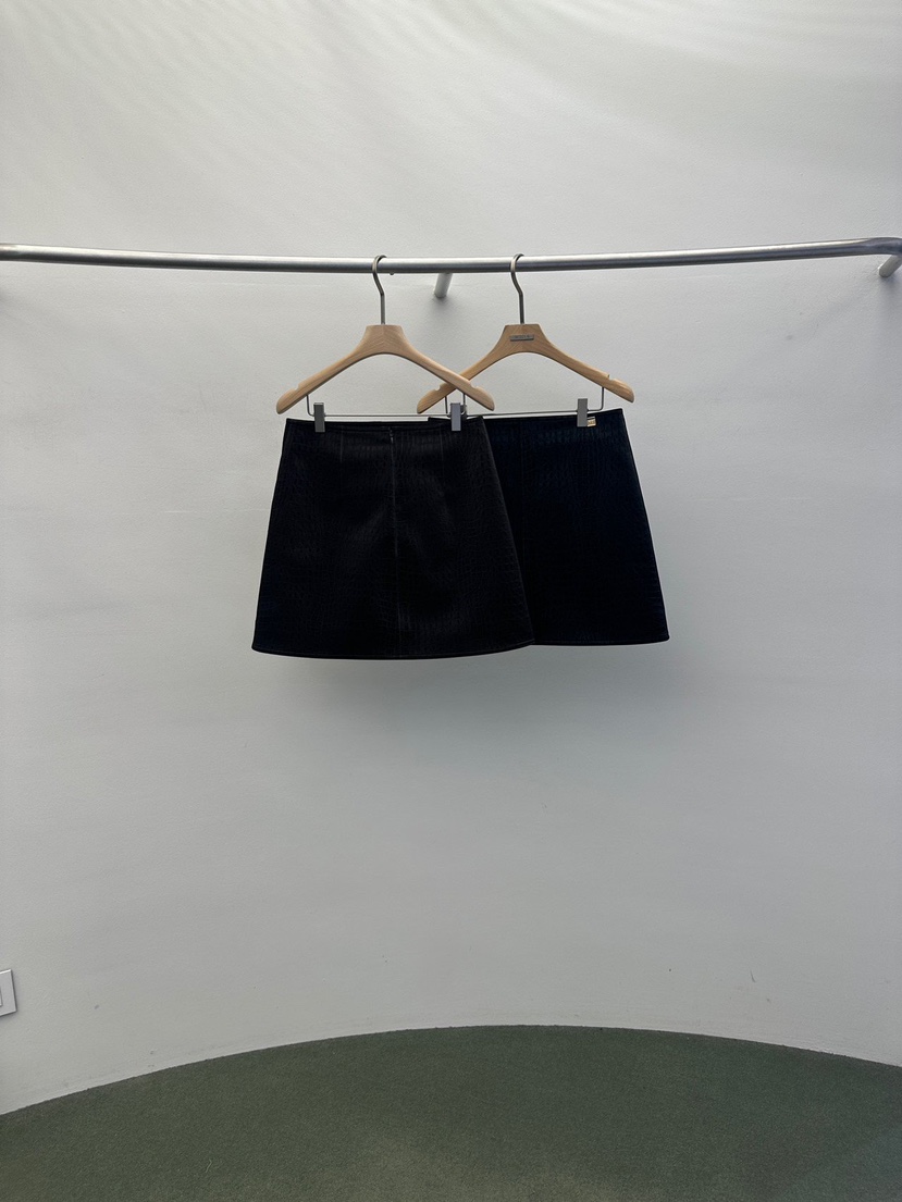 WIDA-P韓國代購㊣女裝新品熱賣推薦職業時尚真品人氣短裙皮革WIDA/RENEJ短裙