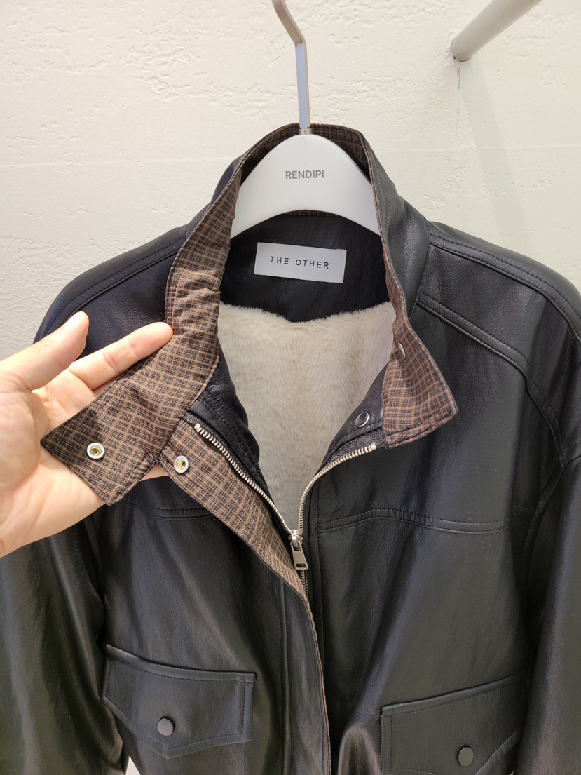 THE OTHER東大門㊣直郵女裝新款休閑推薦25秋冬熱賣夾克格紋THE OTHER夾克