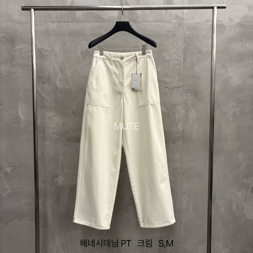 MUTE-P韓國直郵㊣女裝新品熱賣職業真品人氣25秋冬時尚休閑褲MUTE休閑褲圖色1