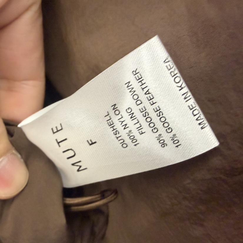 MUTE-P東大門㊣直郵女士新品推薦25秋冬時尚短款羽絨服鵝絨MUTE短款羽絨服