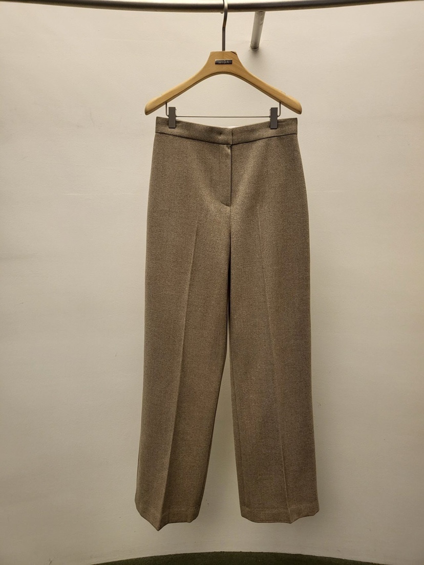 WIDA-P東大門㊣直郵女裝新款真品25秋冬熱賣休閑職業休閑褲WIDA/RENEJ休閑褲圖色2米色