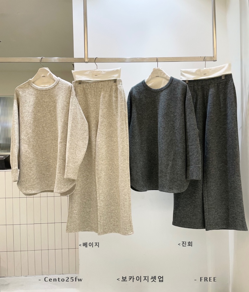 CENTO韓國代購㊣女裝新品職業真品25秋冬休閑推薦熱賣套裝套裝CENTO套裝