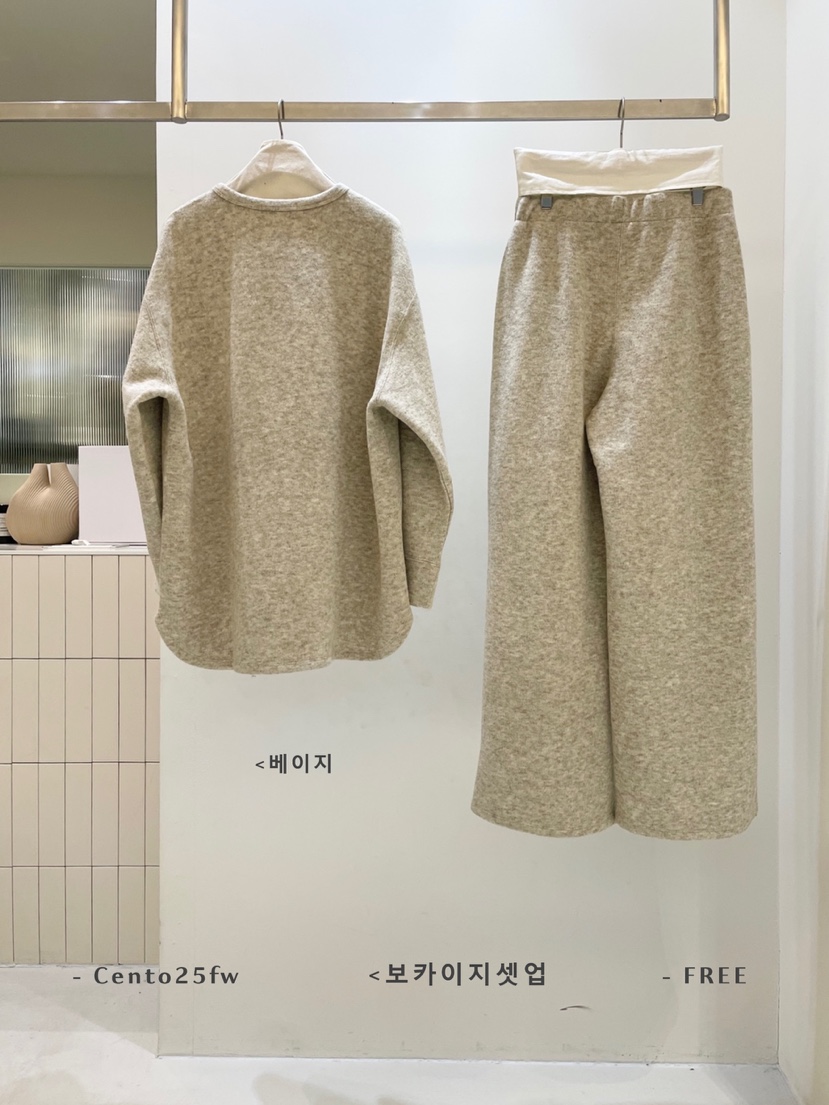 CENTO韓國代購㊣女裝新品職業真品25秋冬休閑推薦熱賣套裝套裝CENTO套裝