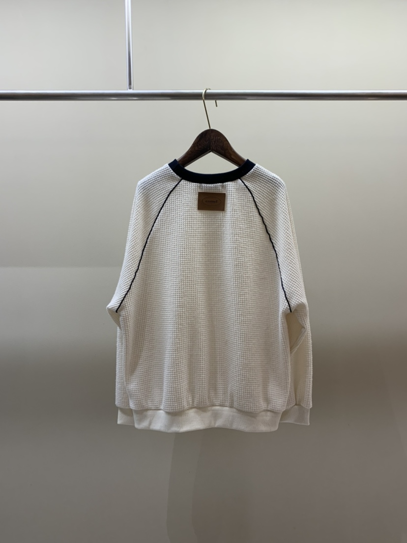 CAMEL-P韓國代購㊣女士新品推薦衛衣華夫格絨Came_l 家衛衣