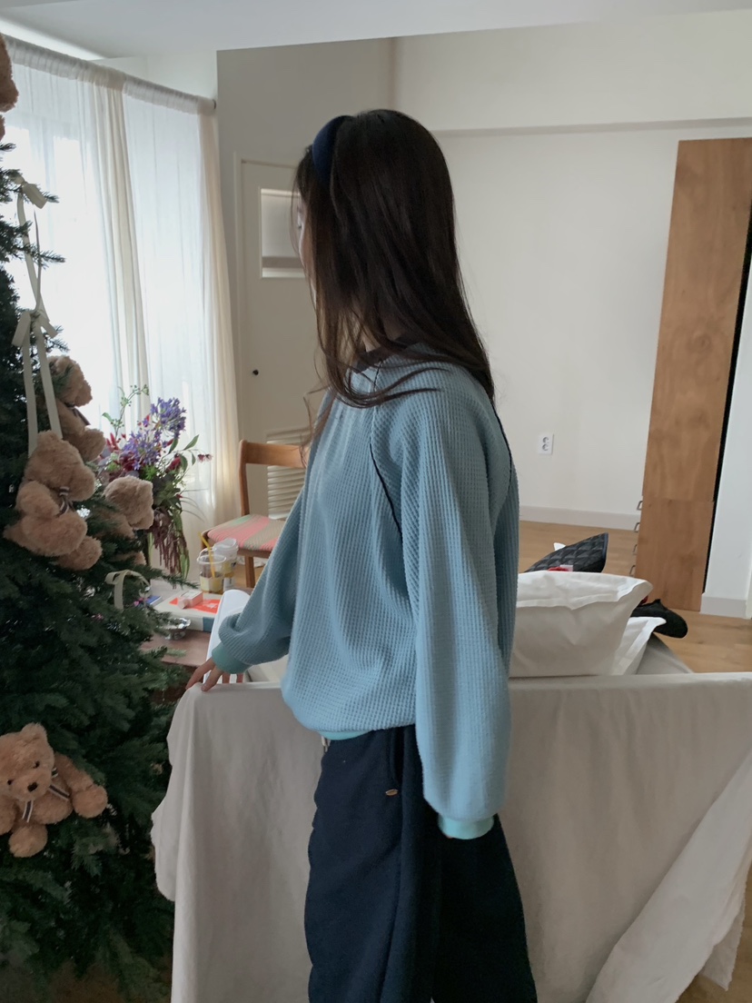 CAMEL-P韓國代購㊣女士新品推薦衛衣華夫格絨Came_l 家衛衣