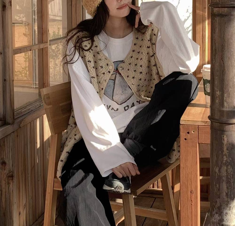 Eden-OT韓國直郵㊣女裝新品推薦人氣熱賣25秋冬休閑真品馬甲Eden-OT馬甲