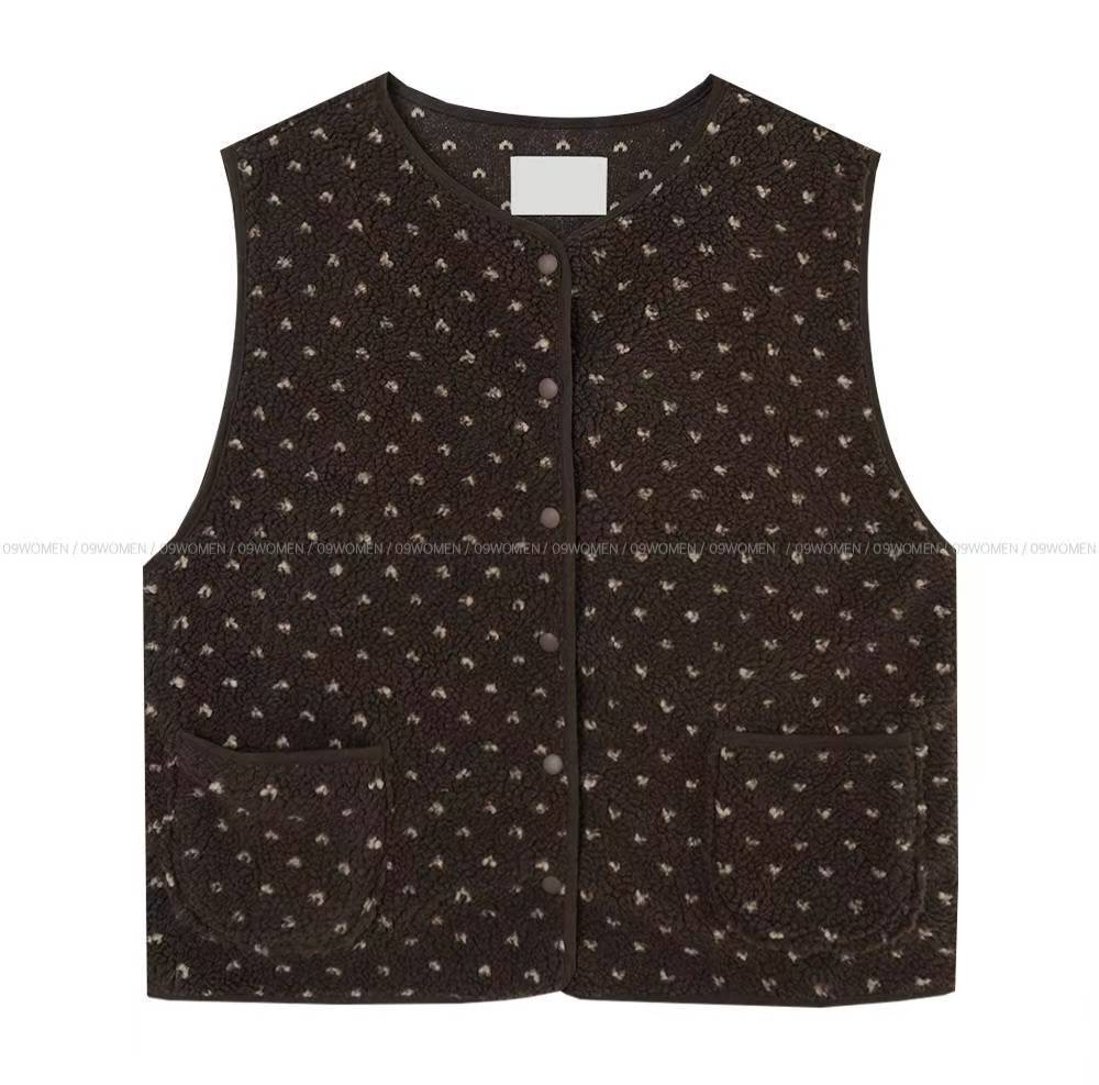 Eden-OT韓國直郵㊣女裝新品推薦人氣熱賣25秋冬休閑真品馬甲Eden-OT馬甲圖色2