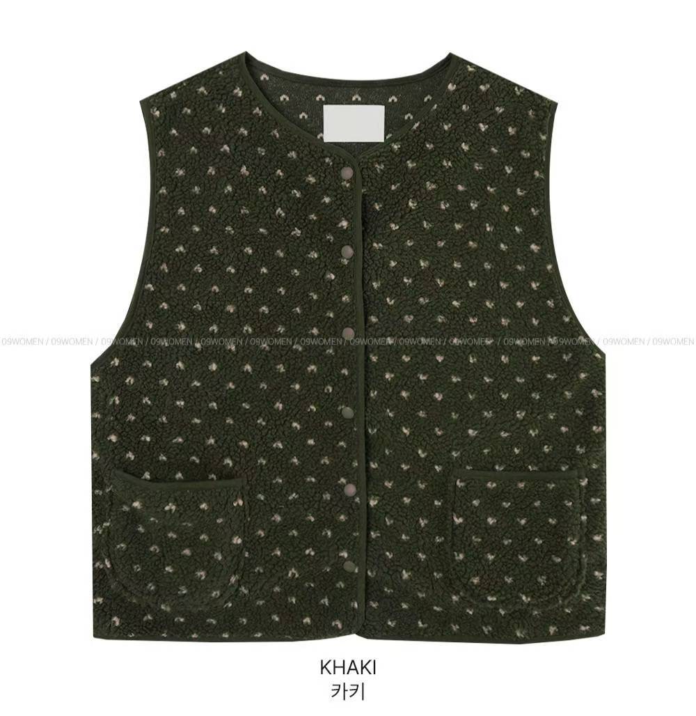 Eden-OT韓國直郵㊣女裝新品推薦人氣熱賣25秋冬休閑真品馬甲Eden-OT馬甲圖色3