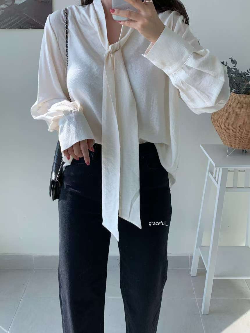 Eden-OT東大門㊣直郵女裝新品時尚休閑職業熱賣襯衫蕾絲衫Eden-OT襯衫/蕾絲衫圖色1