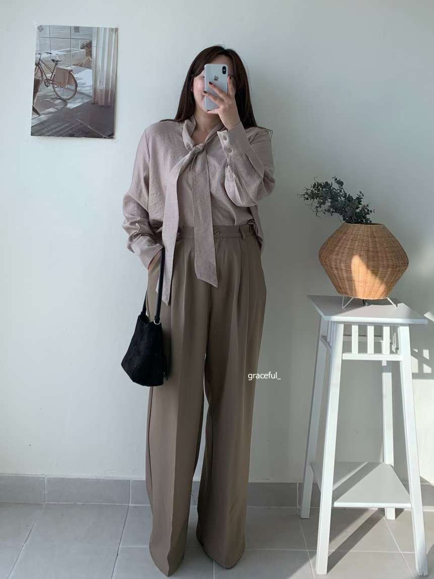 Eden-OT東大門㊣直郵女裝新品時尚休閑職業熱賣襯衫蕾絲衫Eden-OT襯衫/蕾絲衫圖色2