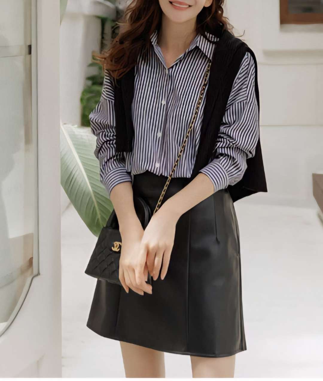 Eden-OT韓國代購㊣女裝新品人氣熱賣推薦休閑襯衫蕾絲衫寬松Eden-OT襯衫/蕾絲衫