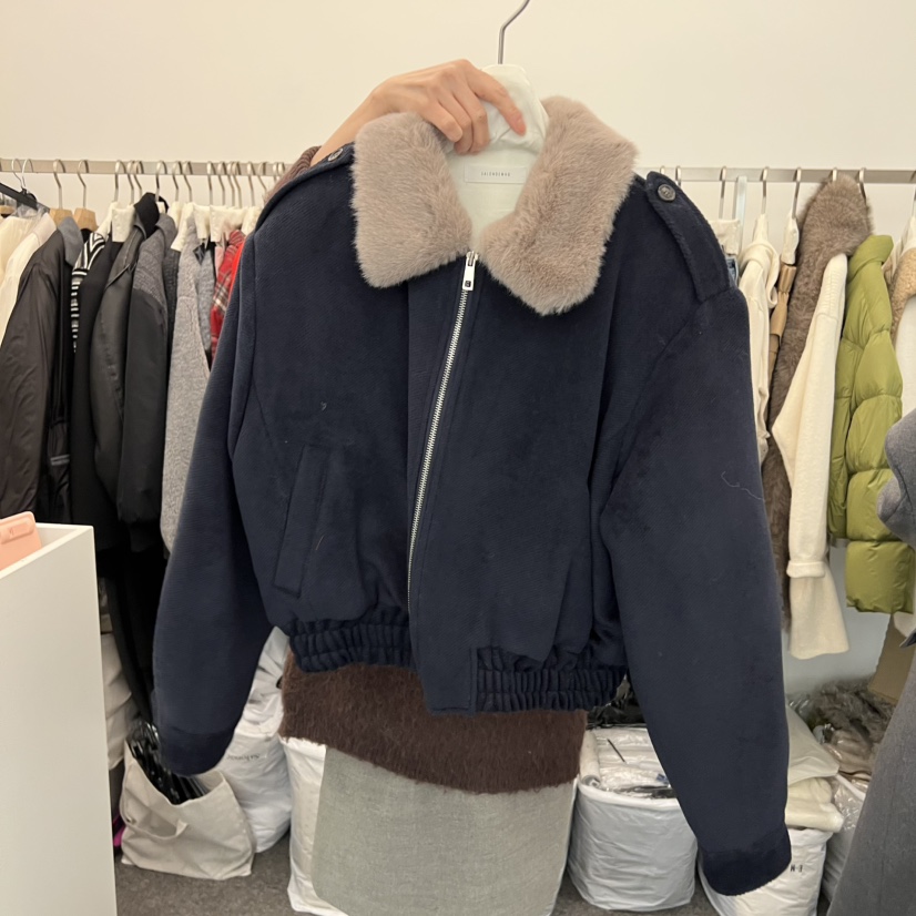 SALONDEMAG東大門㊣直郵女士新品推薦25秋冬時尚短款棉服棉SALONDEMAG短款棉服圖色1