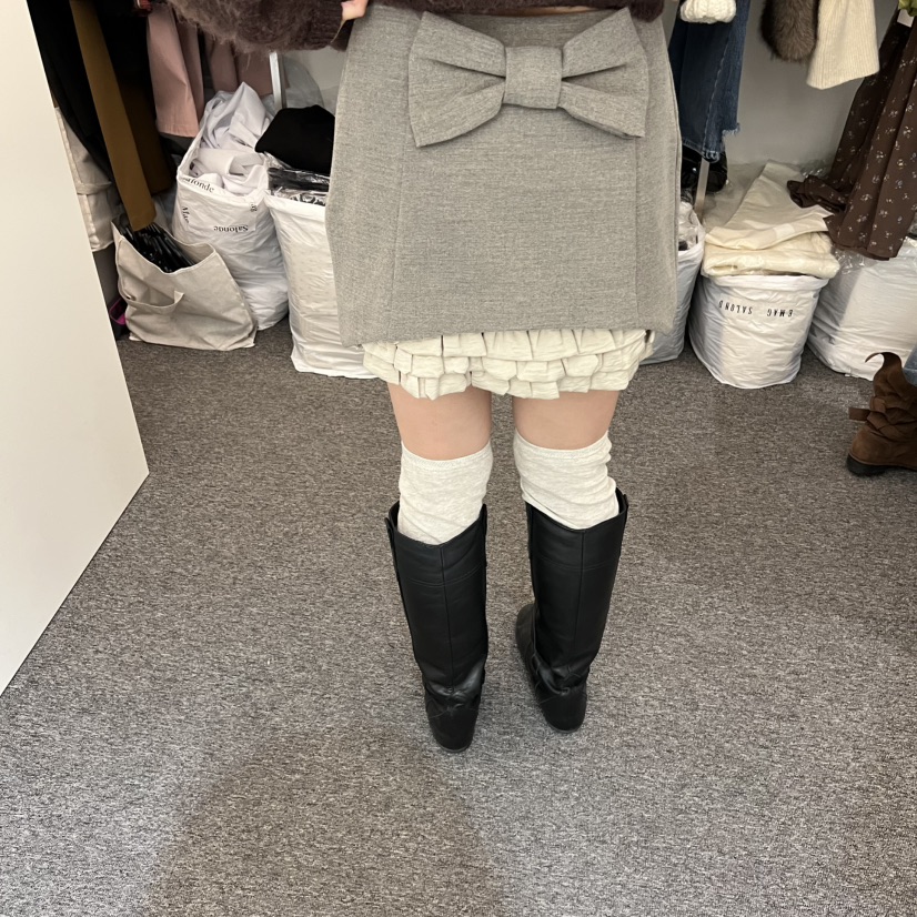 SALONDEMAG東大門㊣代購女士新款25秋冬休閑推薦職業熱賣短裙SALONDEMAG短裙