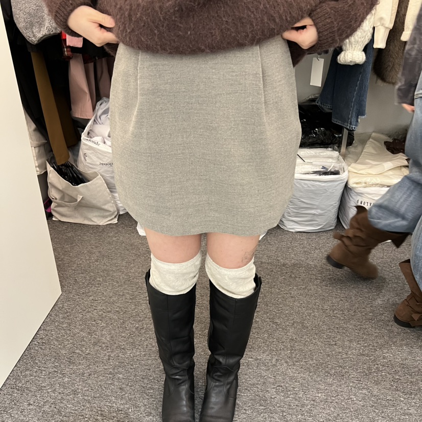 SALONDEMAG東大門㊣代購女士新款25秋冬休閑推薦職業熱賣短裙SALONDEMAG短裙圖色2