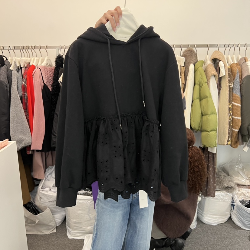 SALONDEMAG韓國代購㊣女士新款熱賣休閑職業真品人氣時尚衛衣SALONDEMAG衛衣圖色1