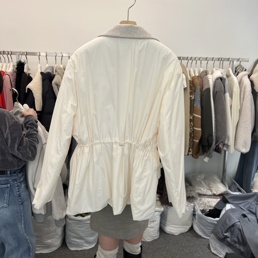 SALONDEMAG韓國代購㊣女裝新品休閑熱賣時尚短款棉服絎縫棉SALONDEMAG短款棉服