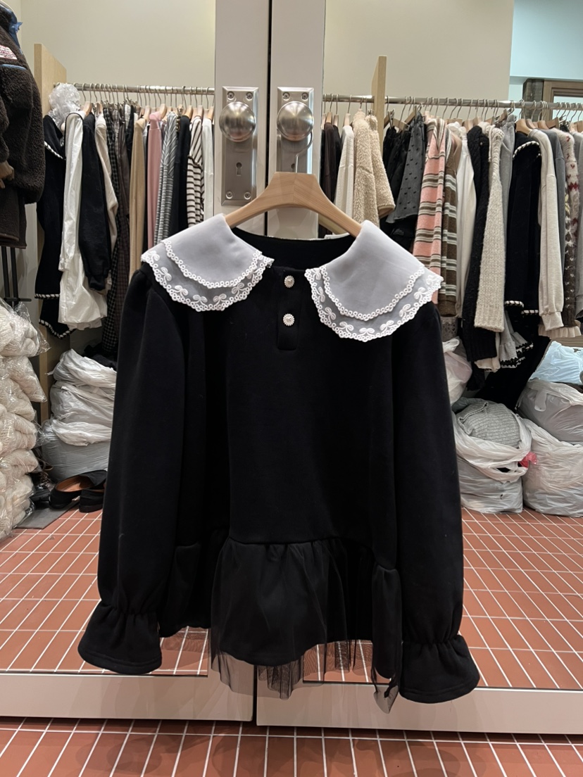 BE&amp;BE東大門㊣實拍女士新品真品推薦時尚熱賣休閑衛衣BE&be衛衣圖色1