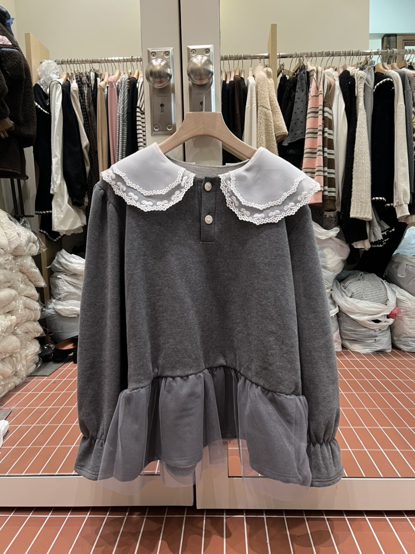 BE&amp;BE東大門㊣實拍女士新品真品推薦時尚熱賣休閑衛衣BE&be衛衣圖色2