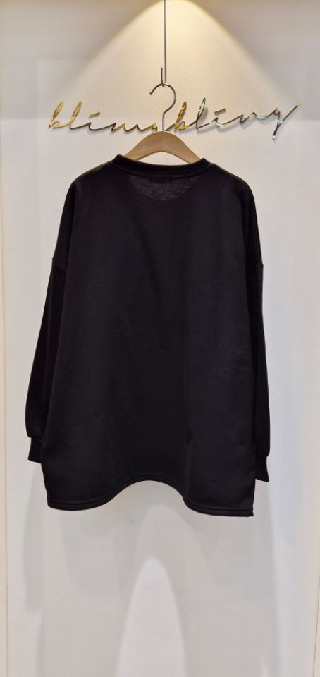 RICO韓國代購㊣女裝新款人氣真品推薦25秋冬休閑熱賣時尚衛衣RICO/BLING BLING-S衛衣