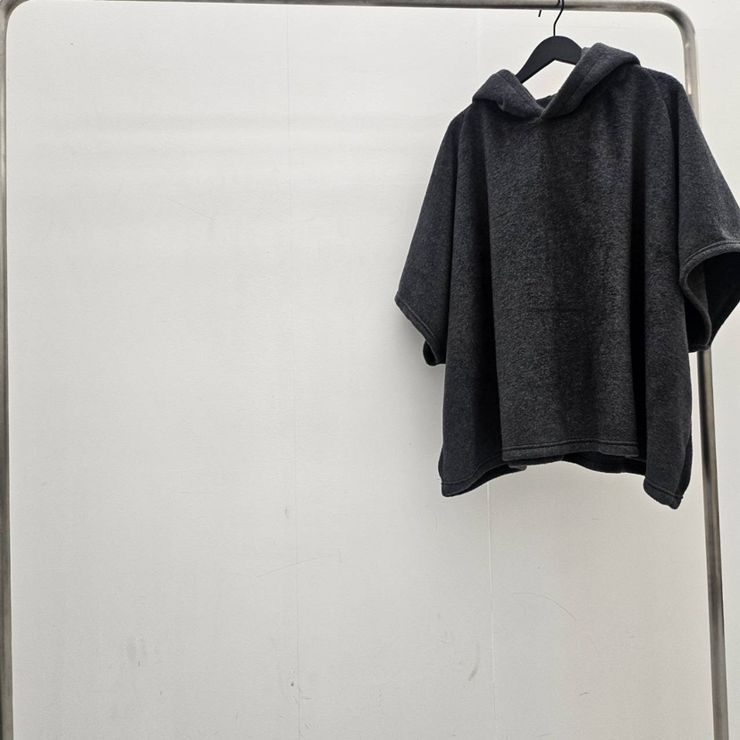 VENDER韓國直郵㊣女裝新款職業熱賣推薦人氣真品T恤斗篷抓絨VENDERT恤圖色1