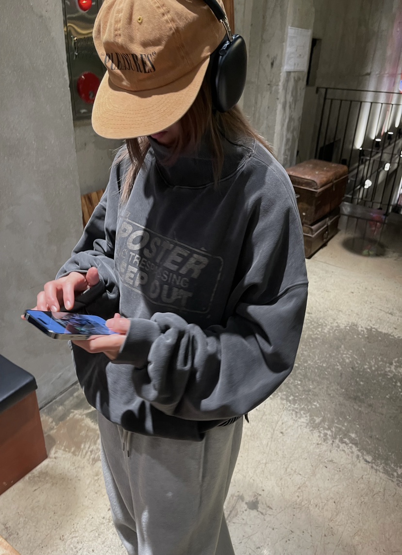 CRACKERS韓國直郵㊣女裝新品推薦熱賣25秋冬職業時尚衛衣抓絨CRACKERS衛衣