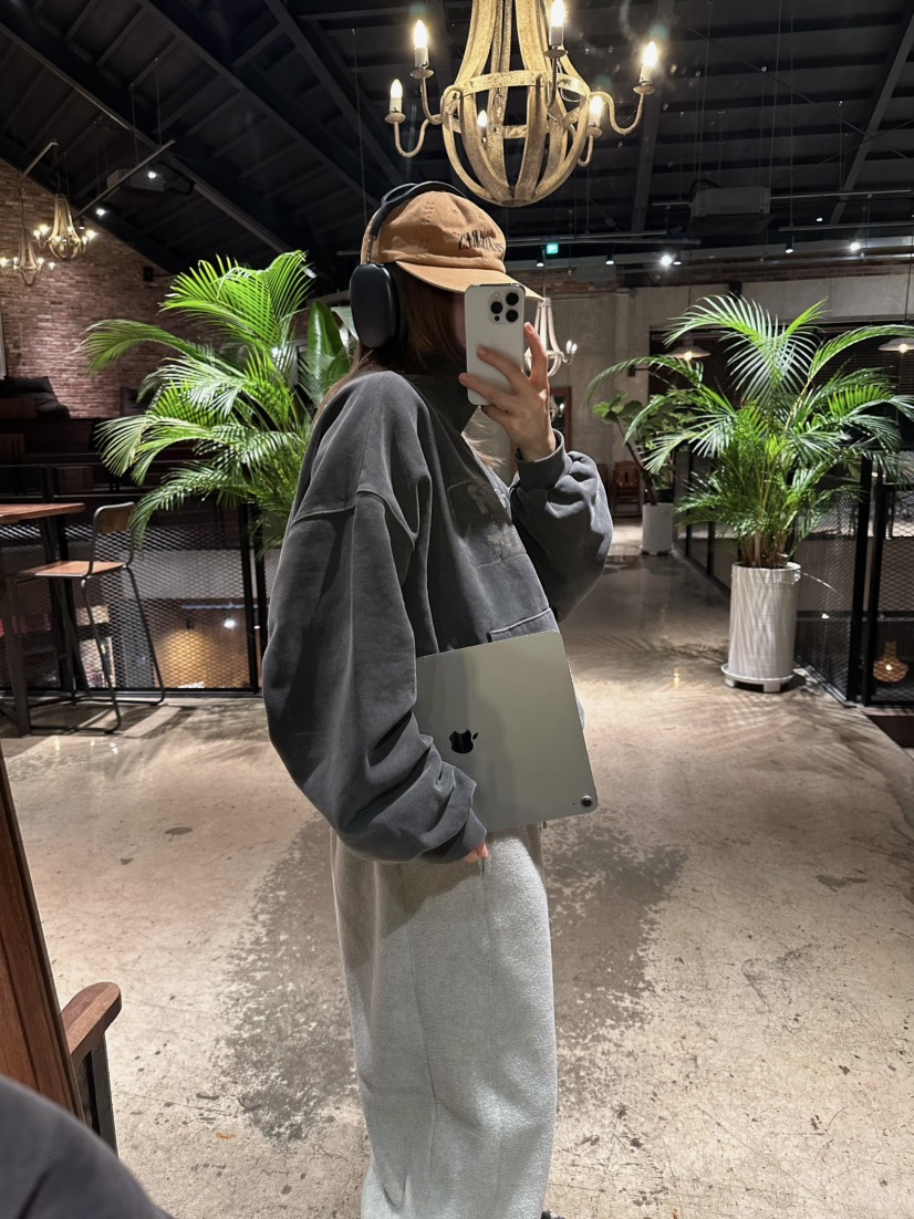 CRACKERS韓國直郵㊣女裝新品推薦熱賣25秋冬職業時尚衛衣抓絨CRACKERS衛衣