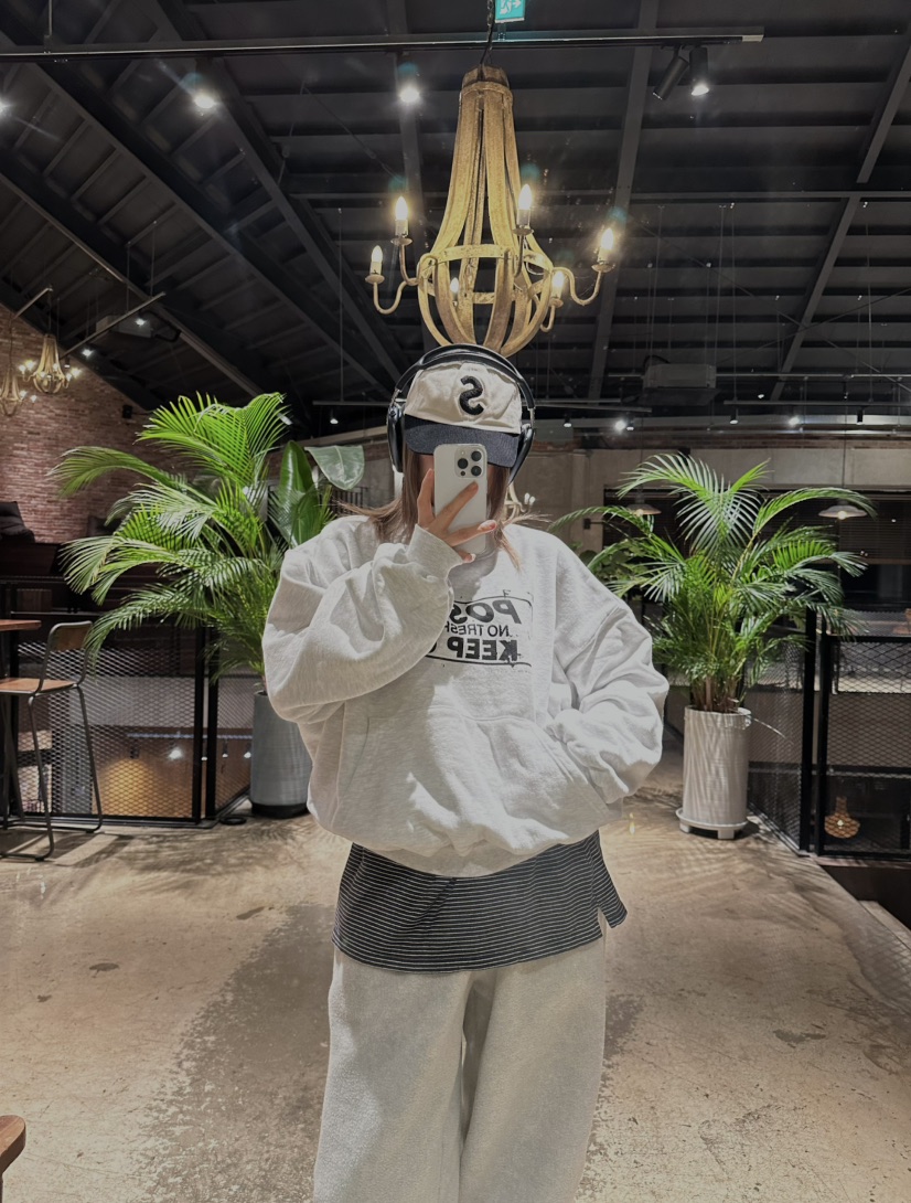 CRACKERS韓國直郵㊣女裝新品推薦熱賣25秋冬職業時尚衛衣抓絨CRACKERS衛衣