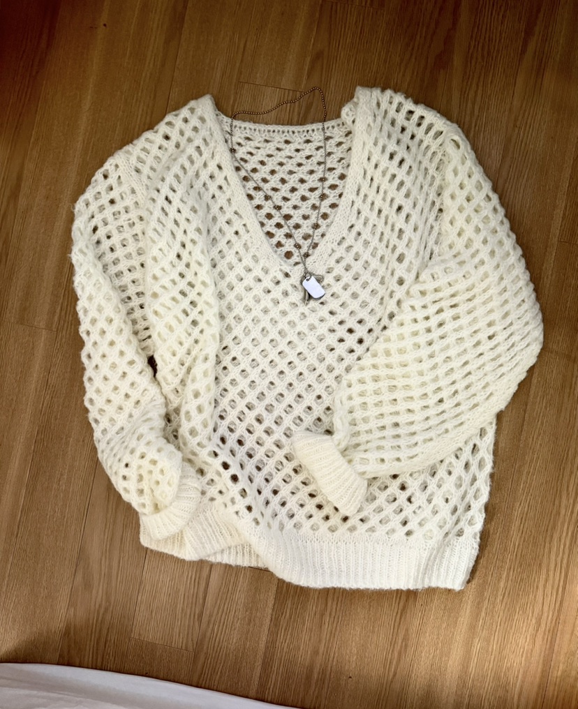 PAIRING韓國直郵㊣女士新款25秋冬人氣針織衫不含內搭羊毛圍巾PAIRING針織衫圖色2