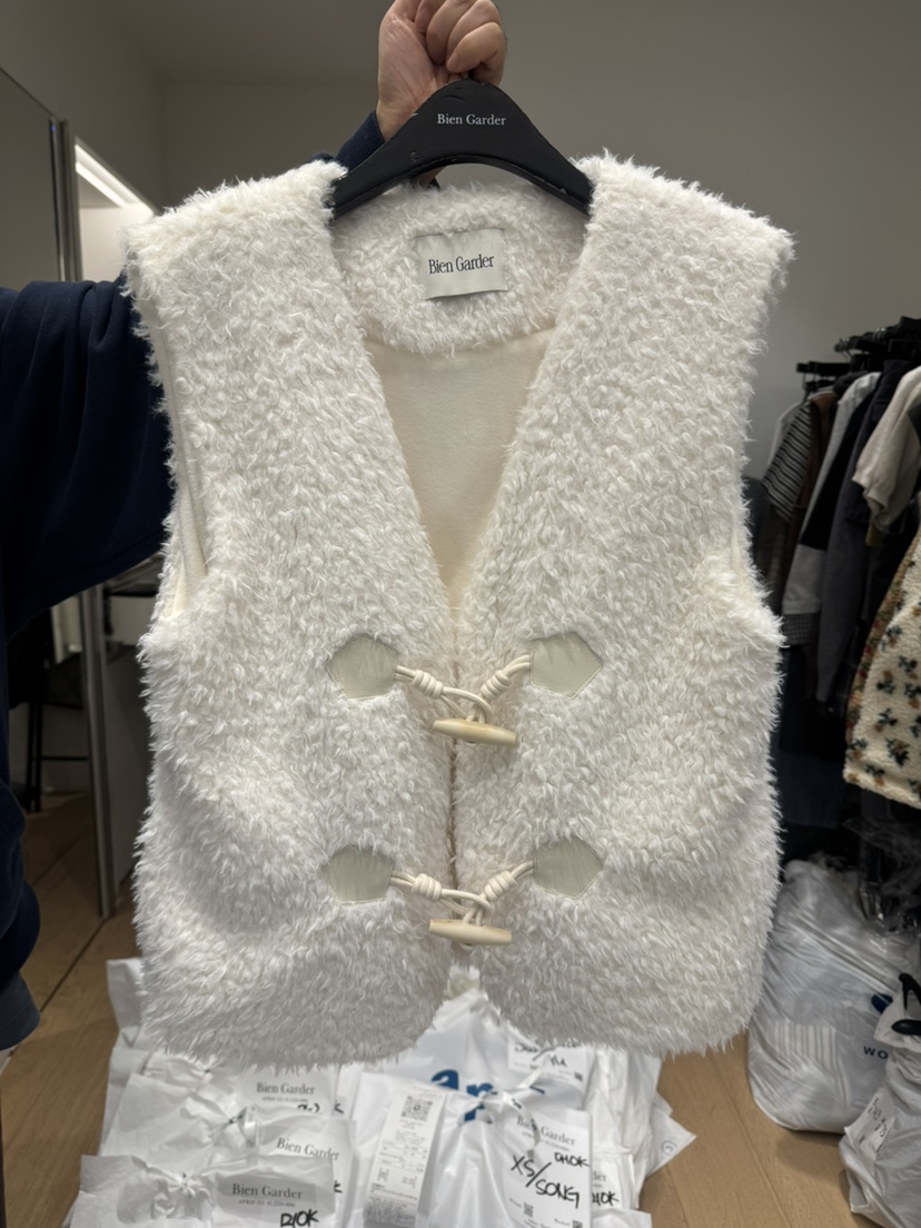 BIEN GARDER韓國代購㊣女士新品推薦職業真品人氣馬甲羊毛BIEN GARDER馬甲圖色1