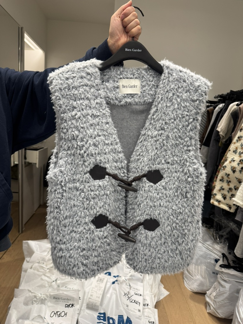 BIEN GARDER韓國代購㊣女士新品推薦職業真品人氣馬甲羊毛BIEN GARDER馬甲圖色2
