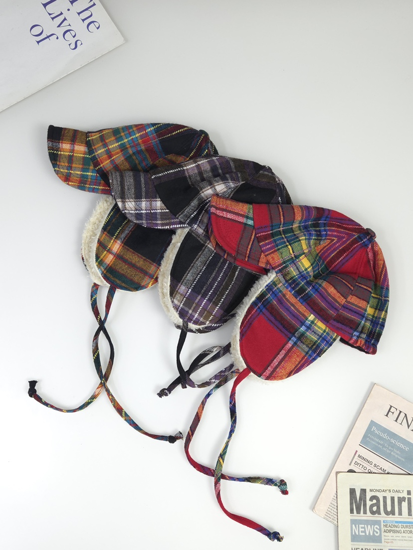 THE HAT-P韓國直郵㊣女士新款熱賣推薦真品25秋冬帽子格子THE HAT帽子