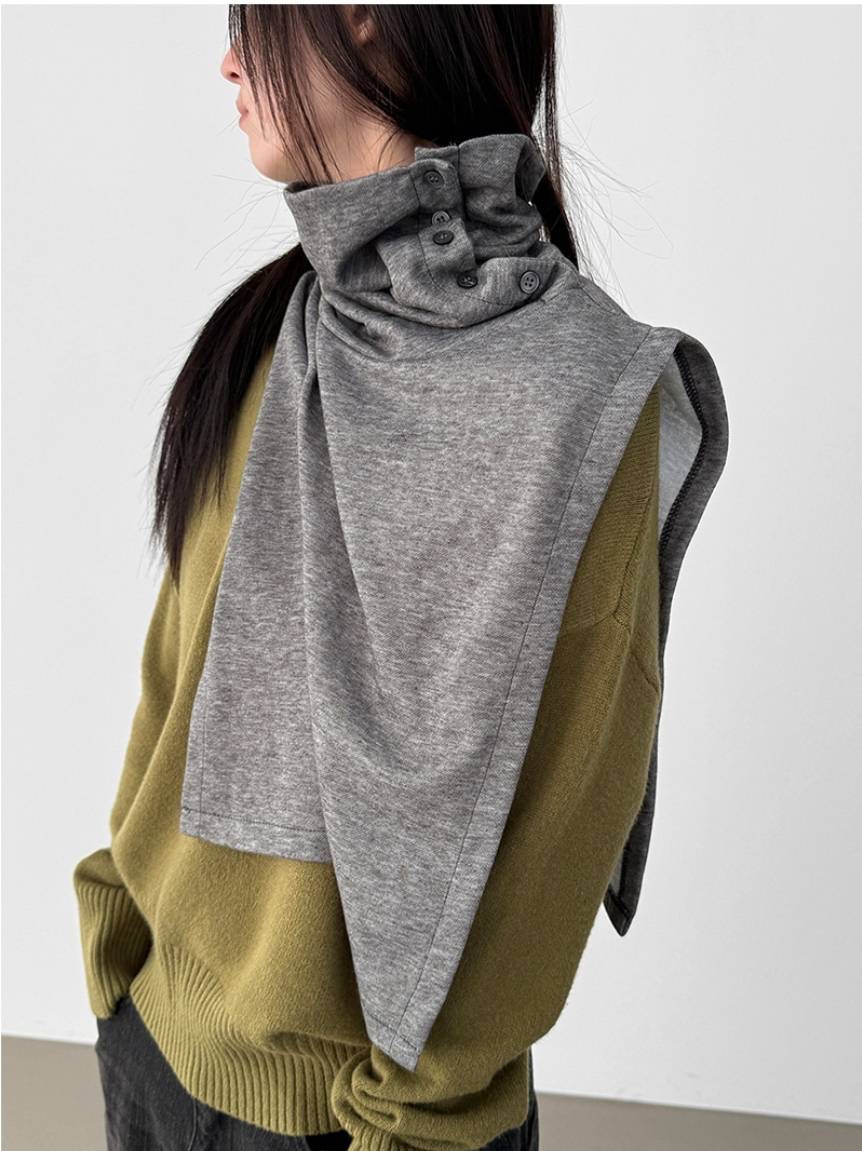 VENDER東大門㊣代購女裝新品時尚圍巾披肩男女同款保暖高領VENDER圍巾/披肩