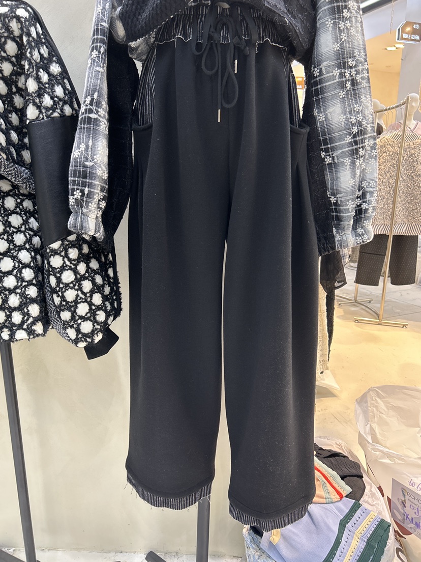 ECHOPARTY東大門㊣實拍女士新品人氣時尚休閑真品休閑褲抓絨ECHOPARTY休閑褲圖色1