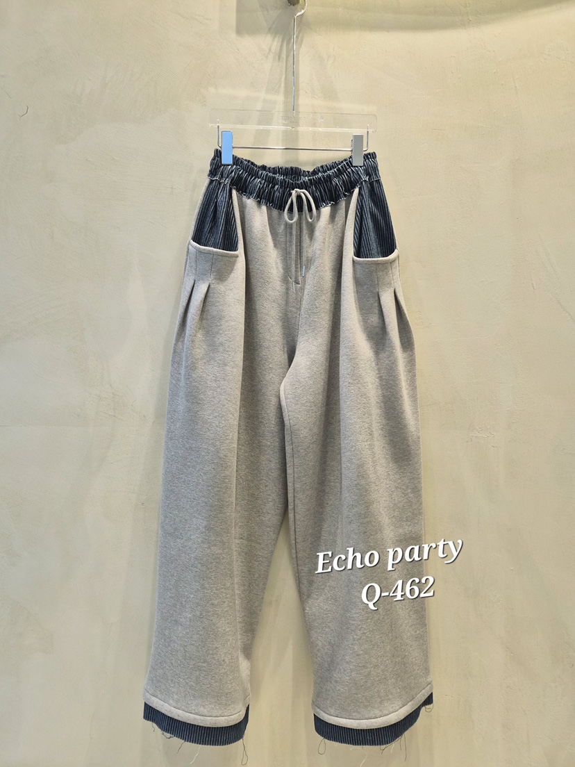 ECHOPARTY東大門㊣實拍女士新品人氣時尚休閑真品休閑褲抓絨ECHOPARTY休閑褲圖色2