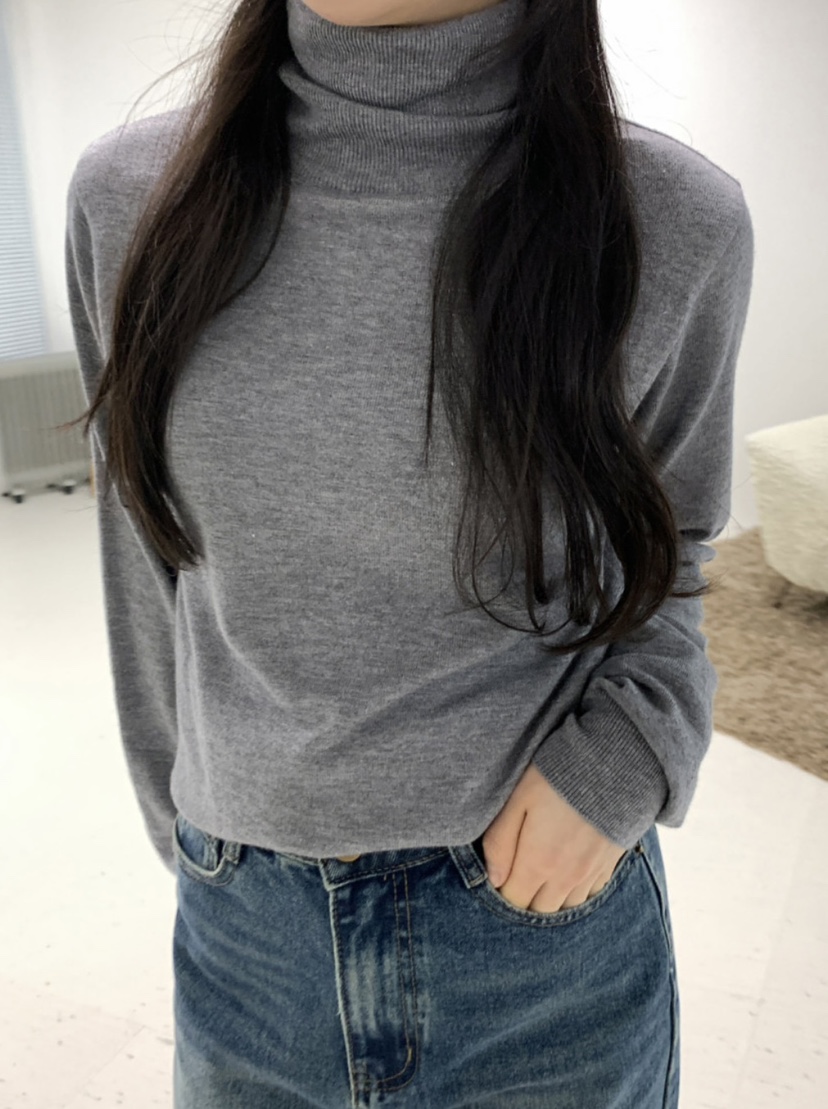 PAIRING東大門㊣實拍女裝新款25秋冬職業熱賣真品針織衫羊毛PAIRING針織衫圖色1