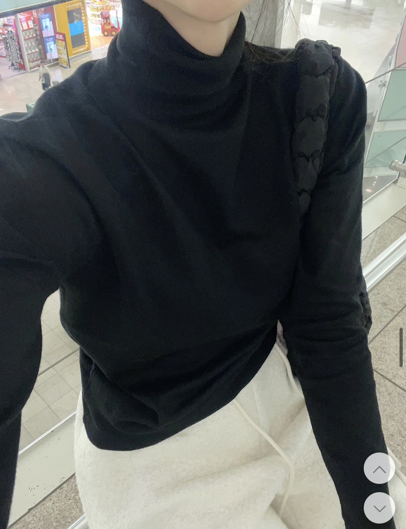 PAIRING東大門㊣實拍女裝新款25秋冬職業熱賣真品針織衫羊毛PAIRING針織衫圖色4