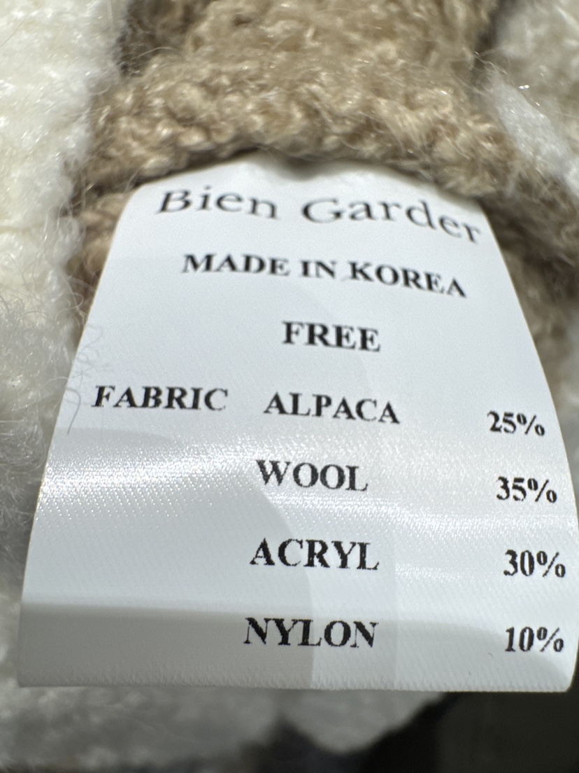 BIEN GARDER東大門㊣代購女裝新品真品職業針織衫羊毛開衫BIEN GARDER針織衫