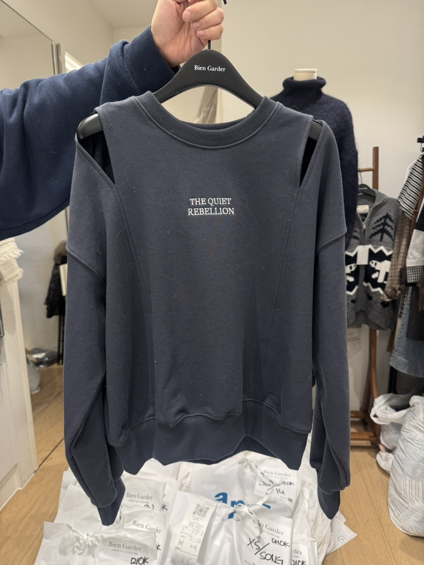 BIEN GARDER東大門㊣代購女裝新款熱賣推薦真品25秋冬衛衣BIEN GARDER衛衣圖色2