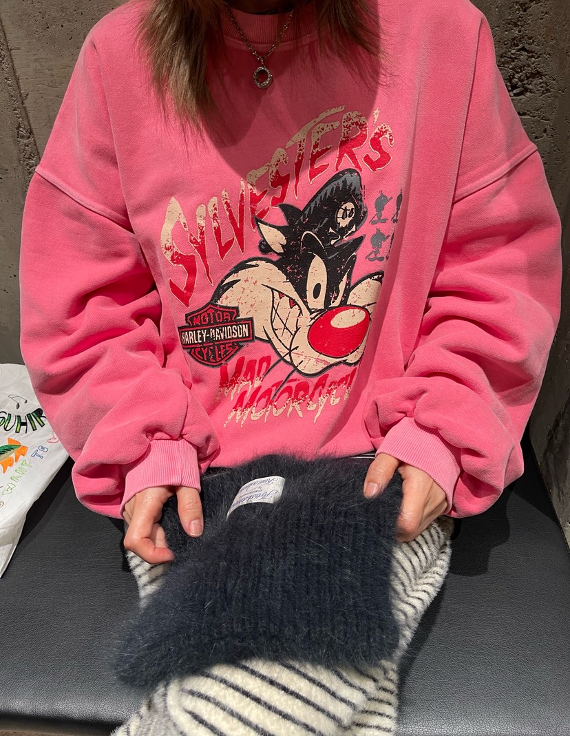 CRACKERS韓國代購㊣女裝新款熱賣職業真品推薦25秋冬時尚衛衣CRACKERS衛衣