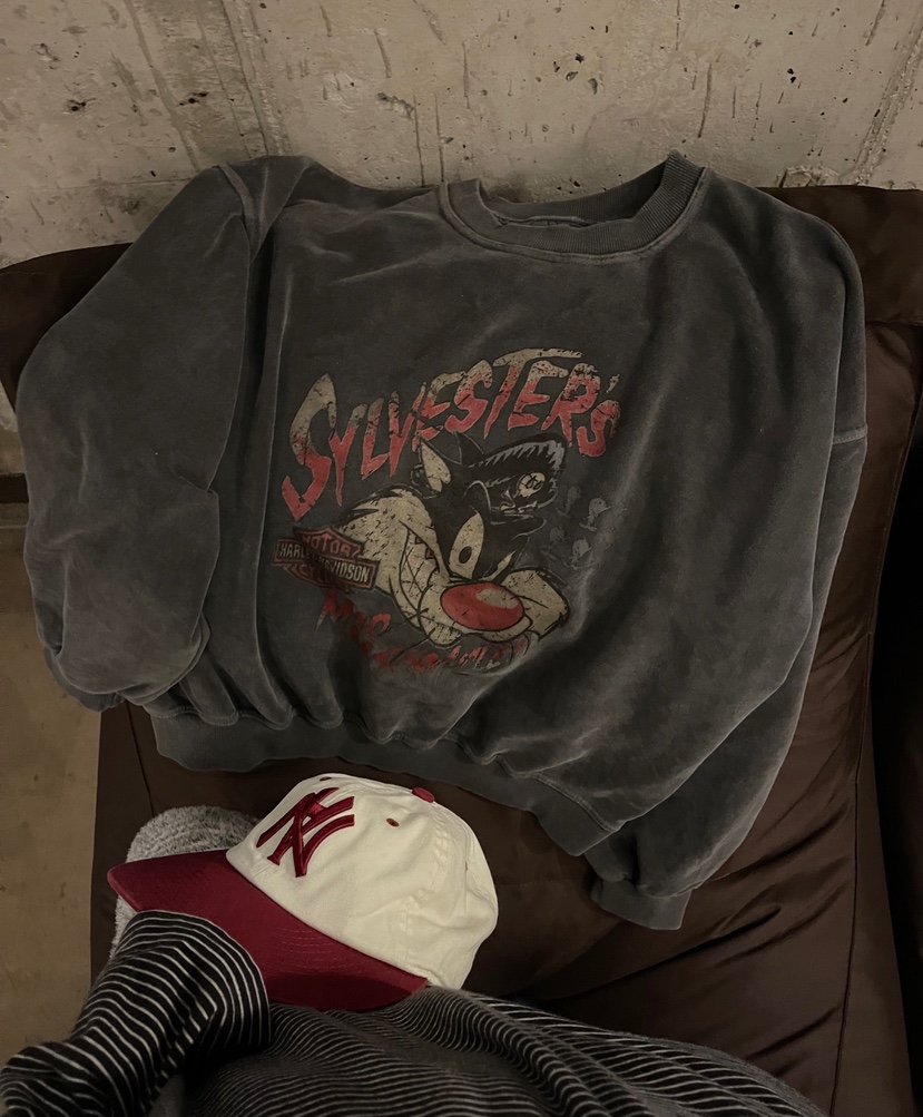 CRACKERS韓國代購㊣女裝新款熱賣職業真品推薦25秋冬時尚衛衣CRACKERS衛衣