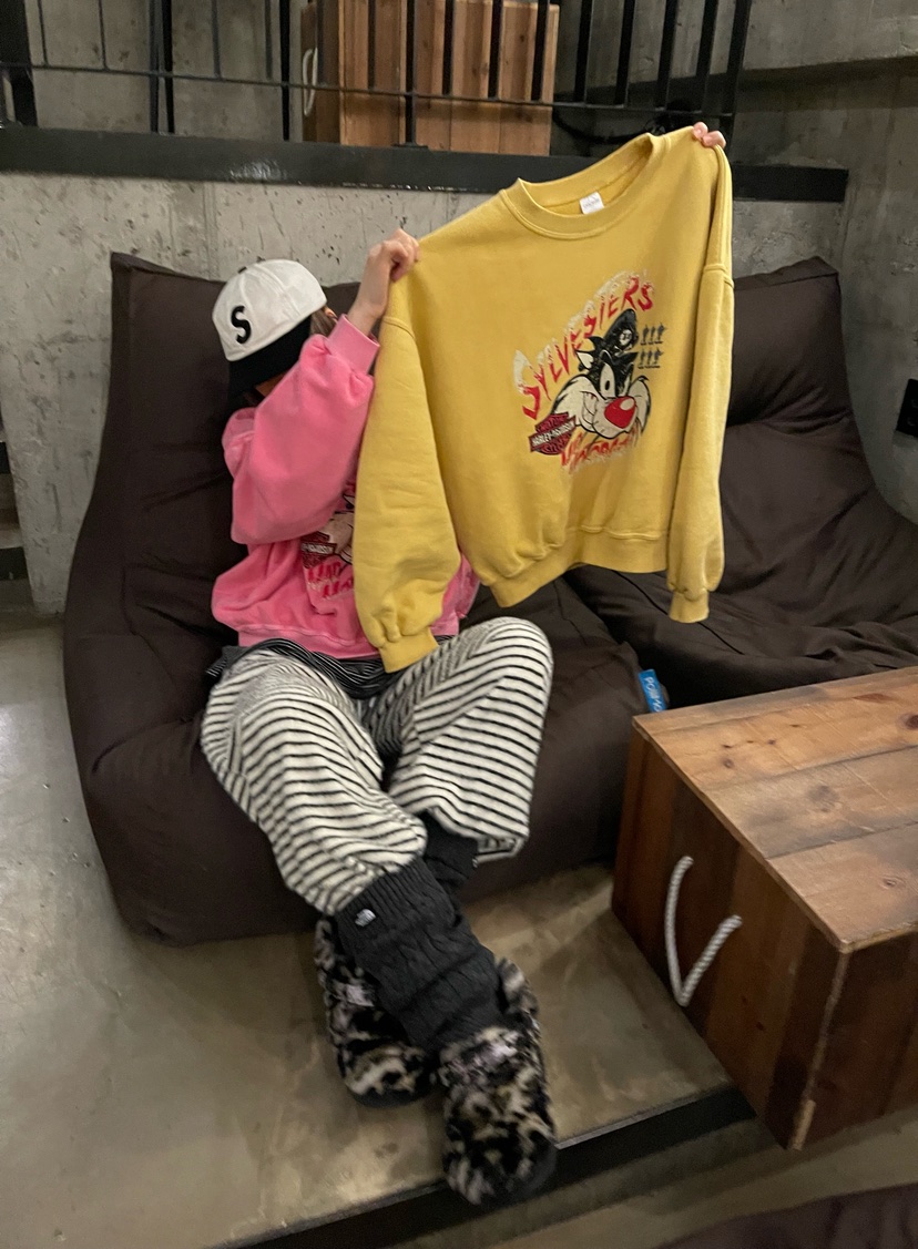 CRACKERS韓國代購㊣女裝新款熱賣職業真品推薦25秋冬時尚衛衣CRACKERS衛衣